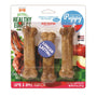 Nylabone Healthy Edibles Longer Lasting Lamb & Apple Flavor Puppy Dog Treats, Regular, 3-count