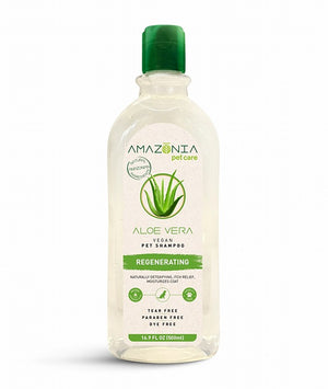 Amazonia Shampoing Pour Chien & Chat "Aloe Vera" Régénérant, 16.9-oz