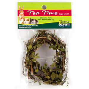 Ware Tea Time Wreath, Tooth Trimming Dental Chew for Small Pets