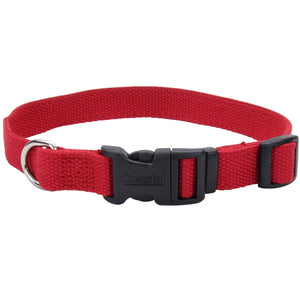 New Earth Collier ajustable pour chien en soja, canneberge.