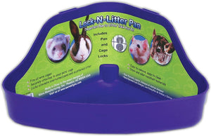Ware Lock-N-Litter Small Animal Litter Pan, Color Varies