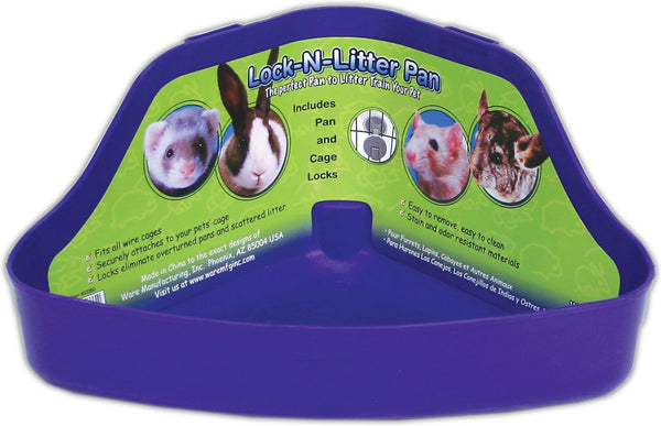 Ware Lock-N-Litter Small Animal Litter Pan, Color Varies