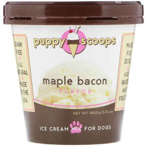 Puppy Cake Puppy Scoops Ice Cream Mix Maple Bacon Flavored Dog Treats, 5.25-oz