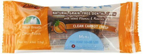 Zuke's Z-Bone Clean Carrot Crisp Grain-Free Dental Dog Treats