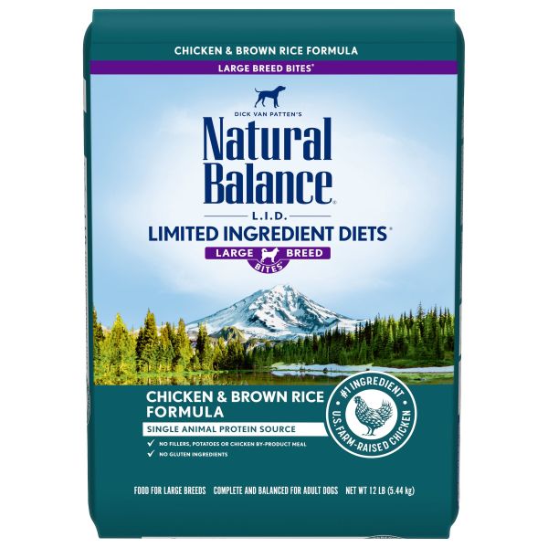 Natural Balance L.I.D. Limited Ingredient Diets Chicken & Brown Rice Formula Large Breed Dry Dog Food