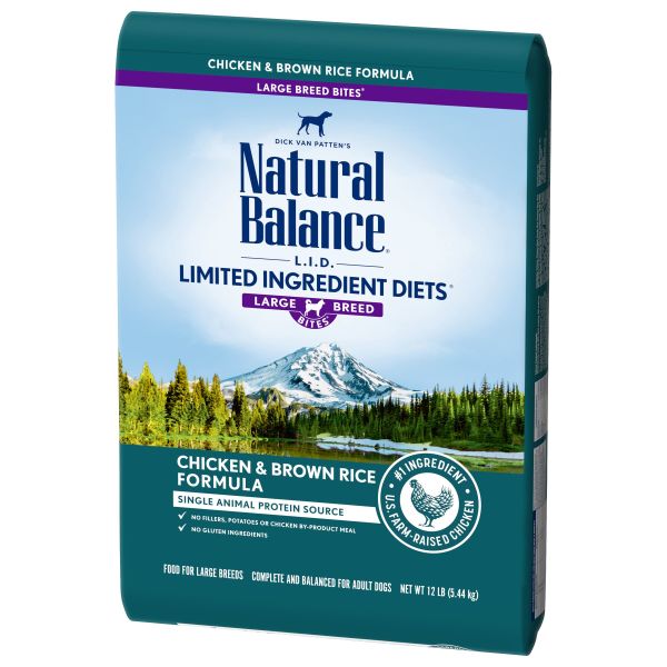 Natural Balance L.I.D. Limited Ingredient Diets Chicken & Brown Rice Formula Large Breed Dry Dog Food