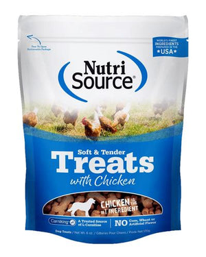 gâteries pour chiens au poulet doux et tendre NutriSource, 6 oz