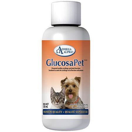 Omega Alpha GlucosaPet Supplément pour animaux de qualité premium