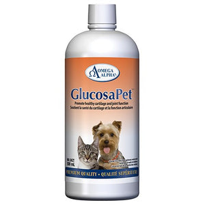 Omega Alpha GlucosaPet Supplément pour animaux de qualité premium