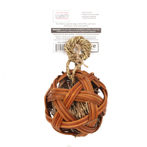 Ware Edible Treat Ball Willow Toy and Treat Dispenser