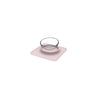 McLOVIN's Angled Bowl with Magnetic Mat for Pets, Pink