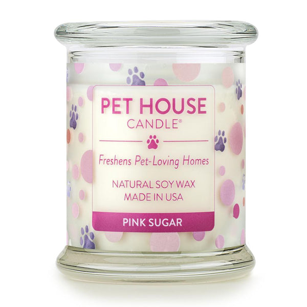 Pet House Summer Candle, Pink Sugar, 9-oz