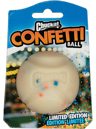 Chuckit! Confetti Ball Dog Toy, Medium