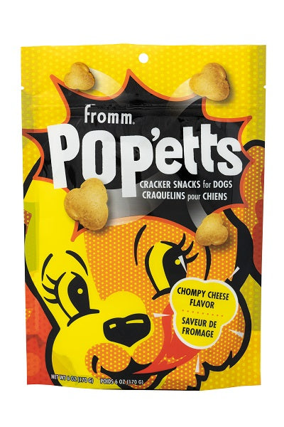 Fromm Pop'etts Chompy Cheese Cracker Snacks Dog Treats