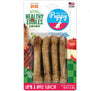 Nylabone Healthy comestibles gâteries pour os de chien à saveur d'agneau et de pomme plus durables, petites os à mâcher, 4 pièces