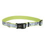 Lazer Brite Reflective Adjustable Dog Collar, Shamrocks