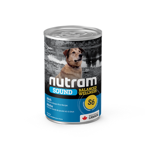 Nutram Sound S6 Balanced Wellness Chicken & Brown Rice Wet Dog Food