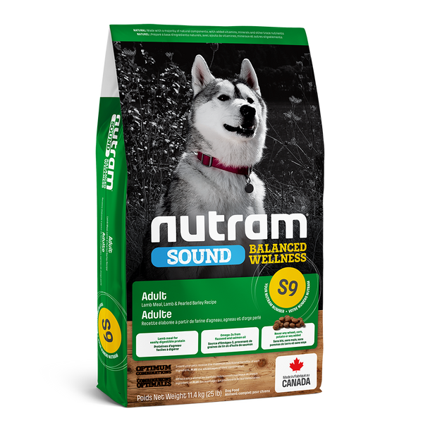 Nutram Sound S9 Balanced Wellness Adult Lamb Dog Food