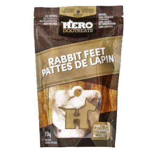 Gâteries pour chiens HeroDogTreats Rabbit Feet