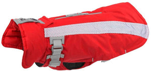 RC Pets Vortex Parka Dog Coat, Red/Grey
