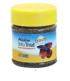 Aqueon Betta Bloodworm Fish Treat, .175-oz