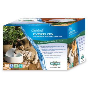 PetSafe Drinkwell Everflow Indoor/Outdoor Pet Fountain, 1.5-gal
