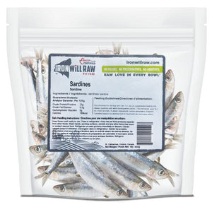 Iron Will Raw Sardines Frozen Cat & Dog Food