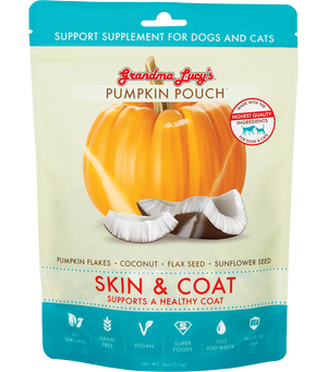 Grandma Lucy's Pumpkin Pouch Skin & Coat Dog & Cat Supplement