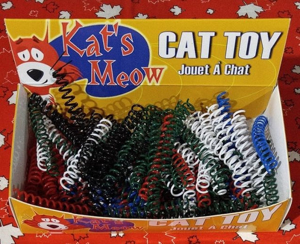 Kat's Meow Jouet pour chat Kat Koils, Petit, pack de 5