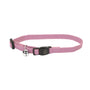 Coastal New Earth Soy Adjustable Breakaway Cat Collar, Rose, 8-12-in