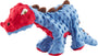 GoDog Dinos Chew Guard Spike Dog Toy, Blue