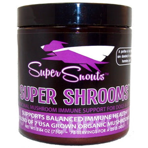 Super Snouts Super Shrooms Super 7 Organic Medicinal Mushroom Blend Dog & Cat Supplement