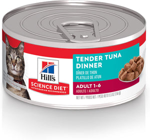 Hill's Science Diet Adult Tender Tuna Dinner Wet Cat Food