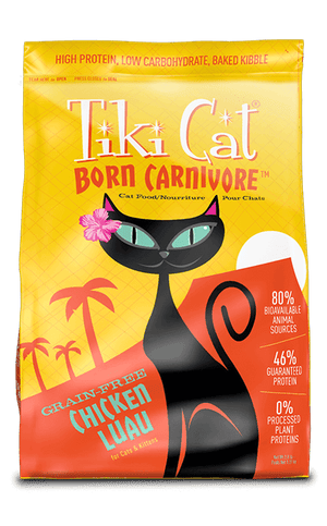 Tiki Cat Born Carnivore Grain Free Chicken Luau Dry Cat Food