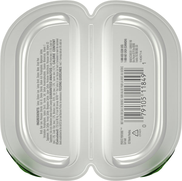 Nutro Perfect Portions Grain-Free Turkey & Liver Recipe Cat Food Trays