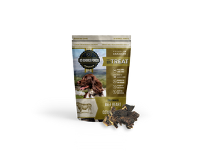 K9 Choice Foods Friandise au cœur de bœuf fumé pour chiens