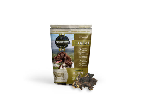 K9 Choice Foods Smoked Beef Heart Dog Treat