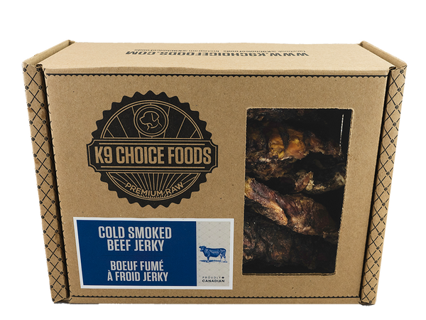 K9 Choice Friandises pour chiens viande séchée de bœuf fumée à froid, 907 grammes