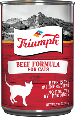 Triumph Beef Formula Canned Cat Food