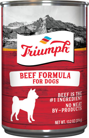 Triumph Beef Formula Canned Dog Food