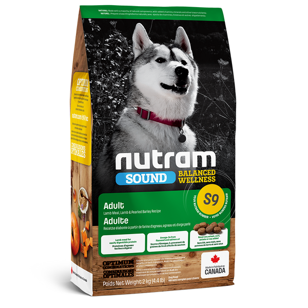 Nutram Sound S9 Balanced Wellness Adult Lamb Dog Food