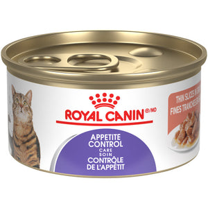 Royal Canin Feline Care Nutrition Appetite Control Care Tranches fines en sauce Nourriture humide pour chats