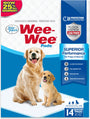 Wee-Wee Tapis d'entraînement pour animaux et chiots, 22" x 23", lot de 14