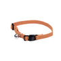 Coastal New Earth Soy Adjustable Breakaway Cat Collar, Pumpkin, 8-12-in