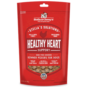 Stella & Chewy's Stella's Solutions Soutien cardiaque sain au Poulet croquettes déshydratées crues