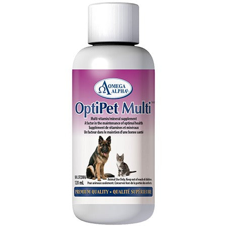 Omega Alpha OptiPet Multi Supplément pour animaux de qualité premium