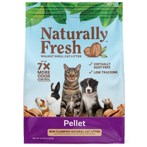 Naturally Fresh Litière pour chat en granulés à base de noix